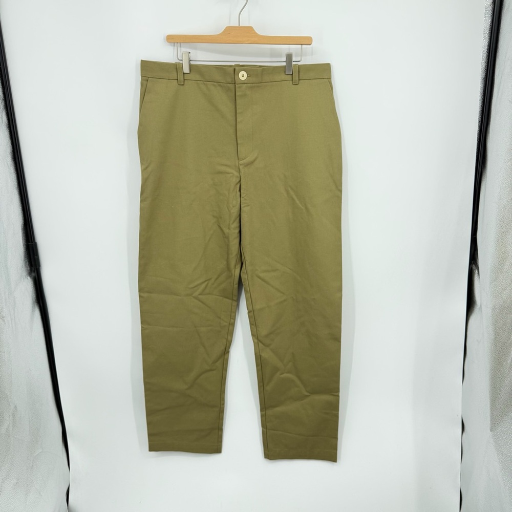 Esby Apparel Carson Cotton Chino Dress Pants Men's Size 36x31 tan khaki USA
